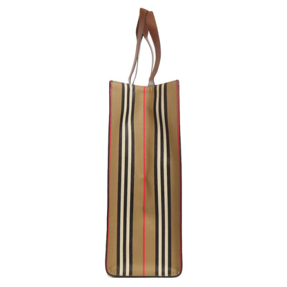 BURBERRY Stripe Tote Bag PVC Ladies [Used]