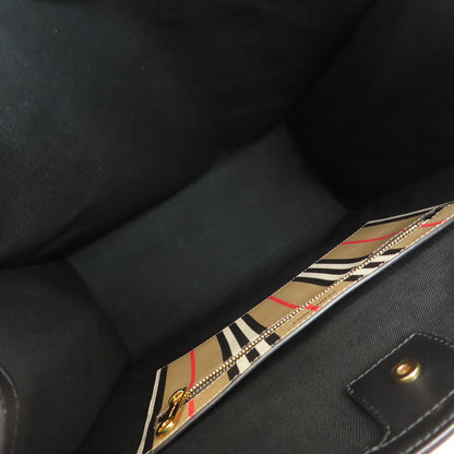 BURBERRY Stripe Tote Bag PVC Ladies [Used]
