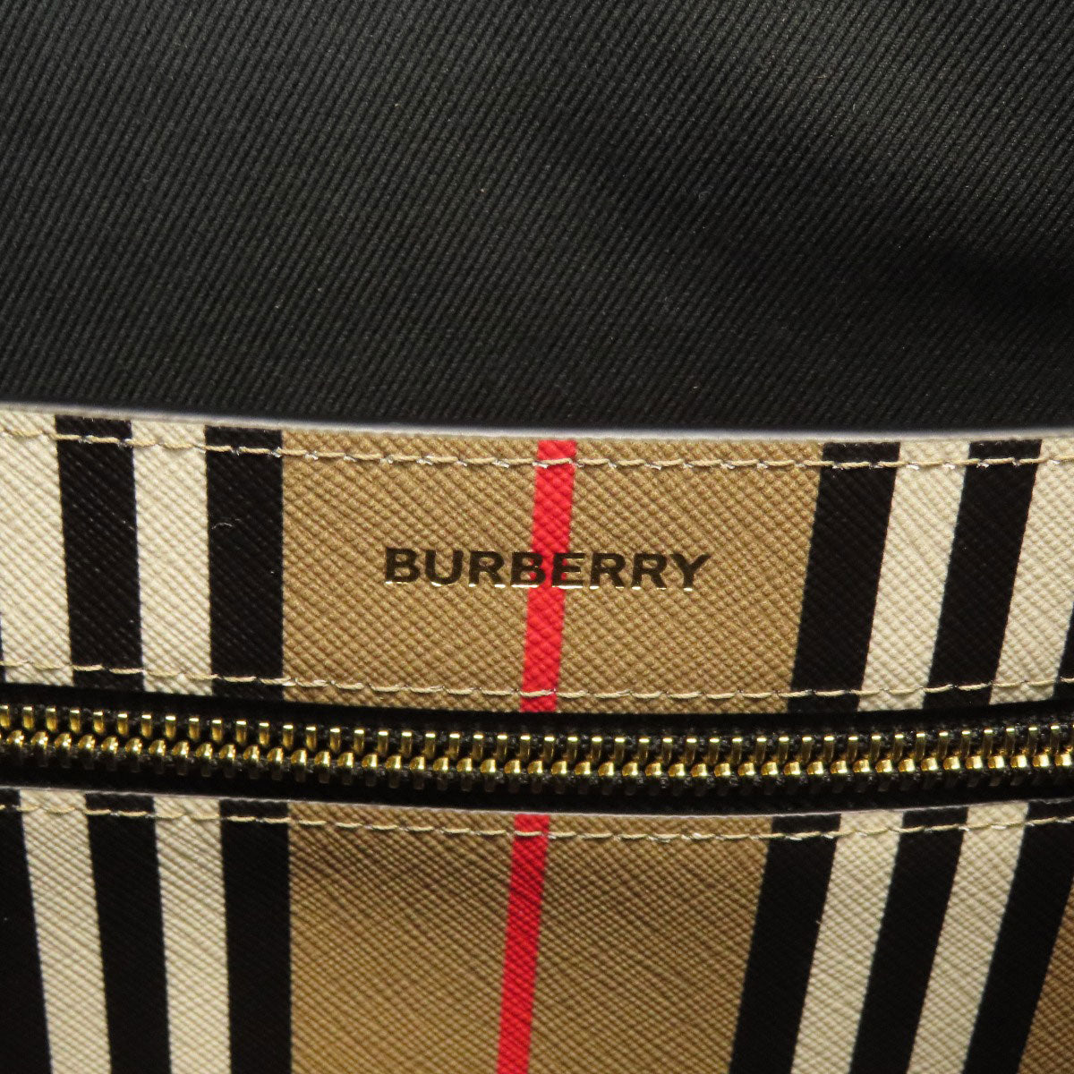 BURBERRY Stripe Tote Bag PVC Ladies [Used]
