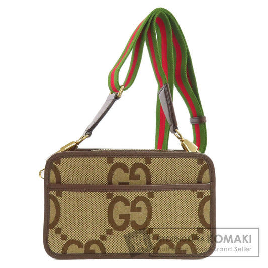 GUCCI 696075 Jumbo GG mini bag Shoulder Bag Canvas Ladies [Used]