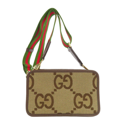 GUCCI 696075 Jumbo GG mini bag Shoulder Bag Canvas Ladies [Used]