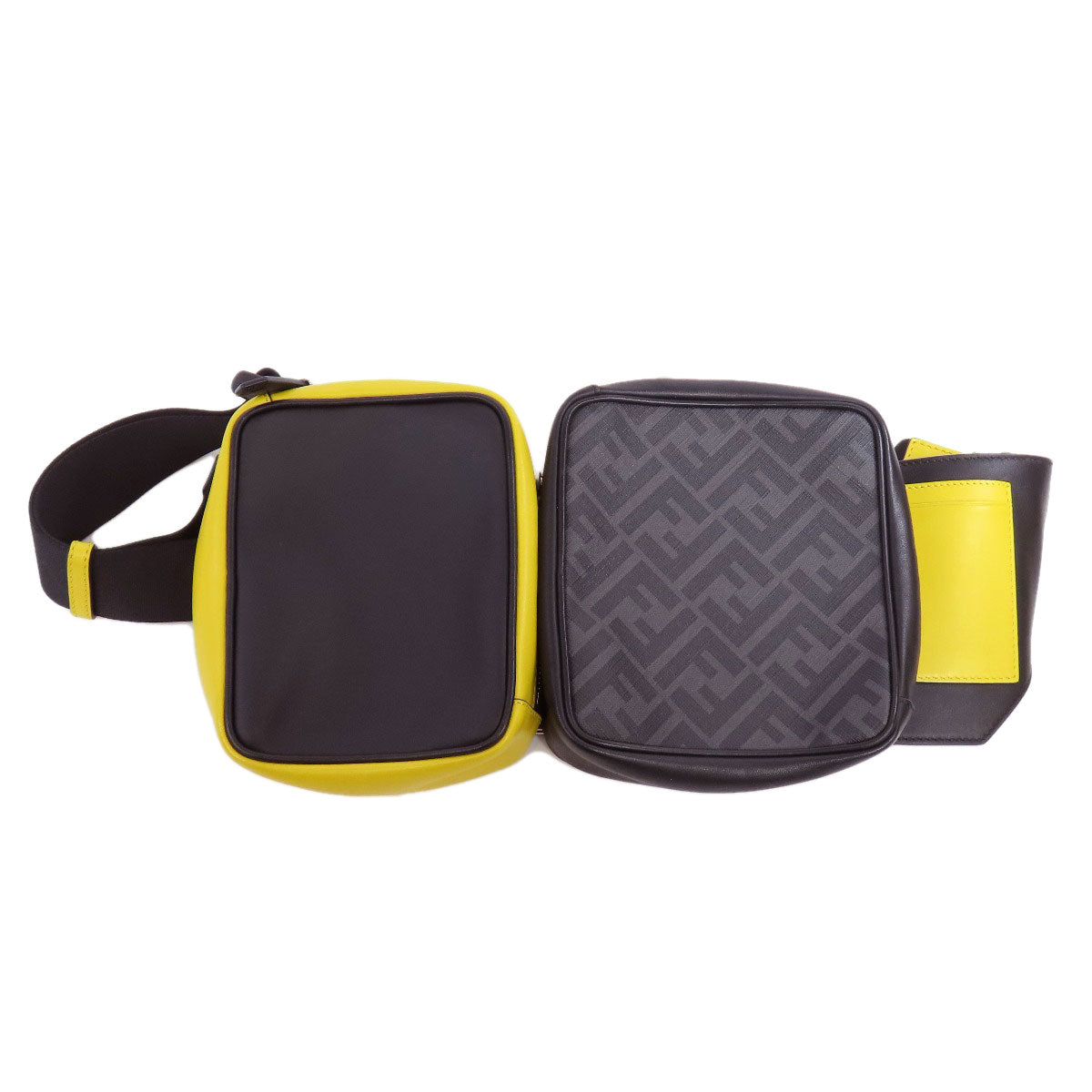 FENDI Zucca pattern body bag PVC CalfLadies [Used]
