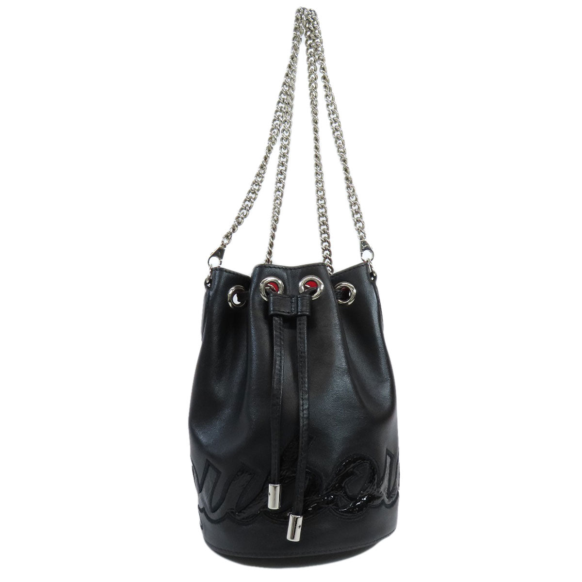Christian Louboutin Marie Jane Bucket Shoulder Bag Calf Ladies [Used]
