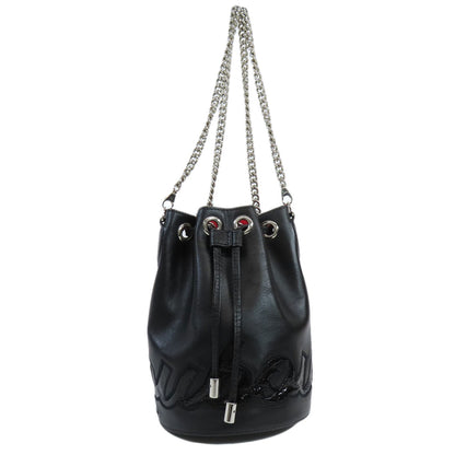 Christian Louboutin Marie Jane Bucket Shoulder Bag Calf Ladies [Used]