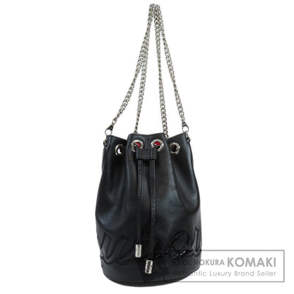 Christian Louboutin Marie Jane Bucket Shoulder Bag Calf Ladies [Used]