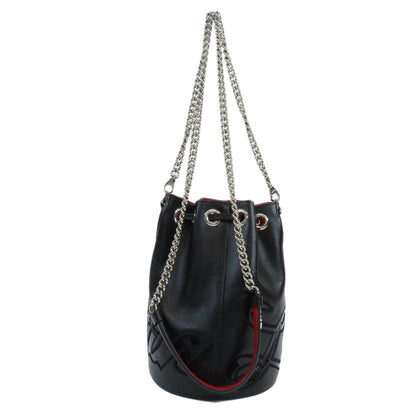 Christian Louboutin Marie Jane Bucket Shoulder Bag Calf Ladies [Used]