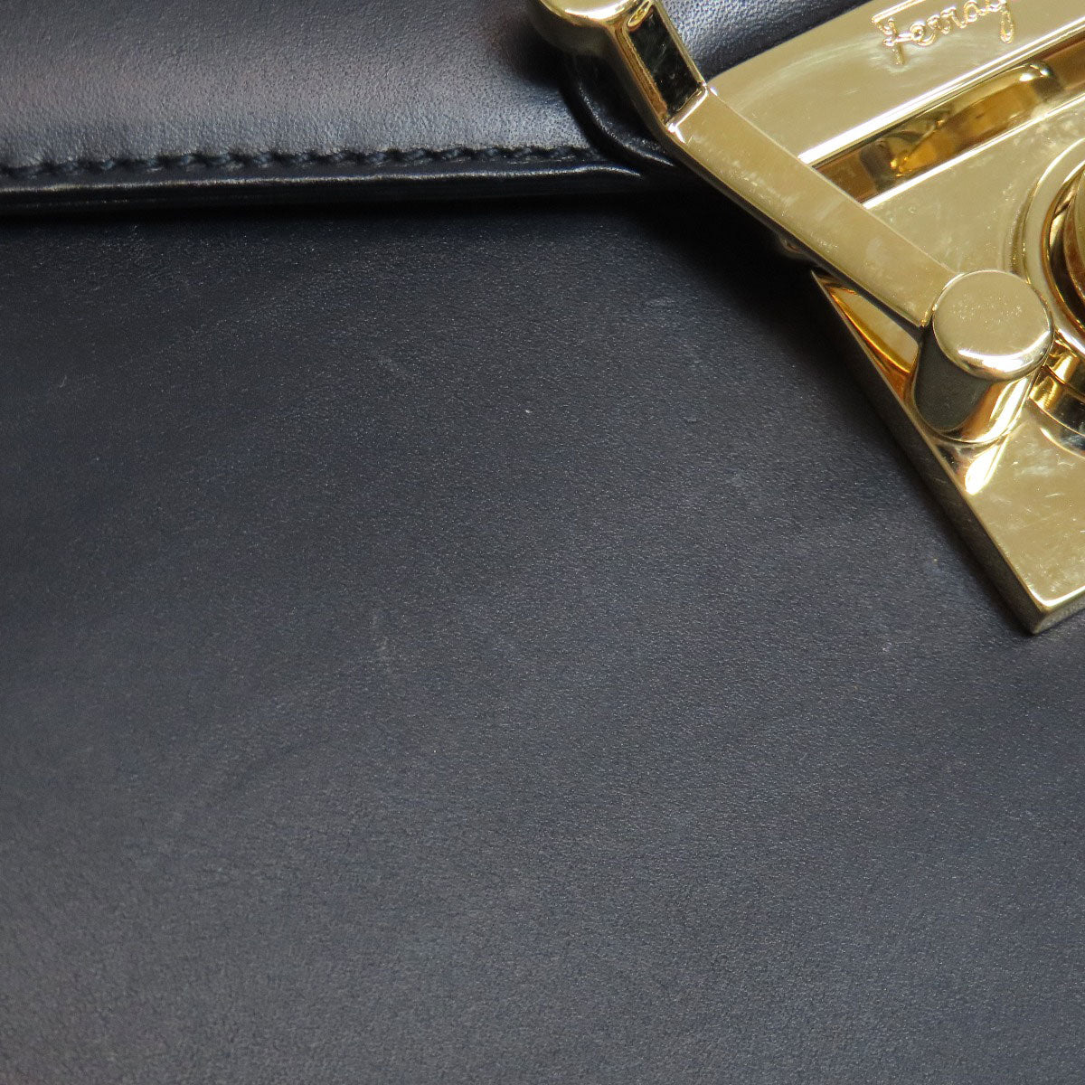 Salvatore Ferragamo 2WAY Handbag Leather Ladies [Used]