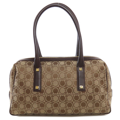 Salvatore Ferragamo   Handbag Gancinipattern Canvas Ladies