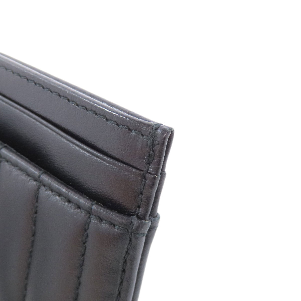 BURBERRY logo Card Case Leather Ladies [Used]