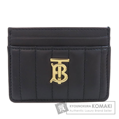 BURBERRY logo Card Case Leather Ladies [Used]
