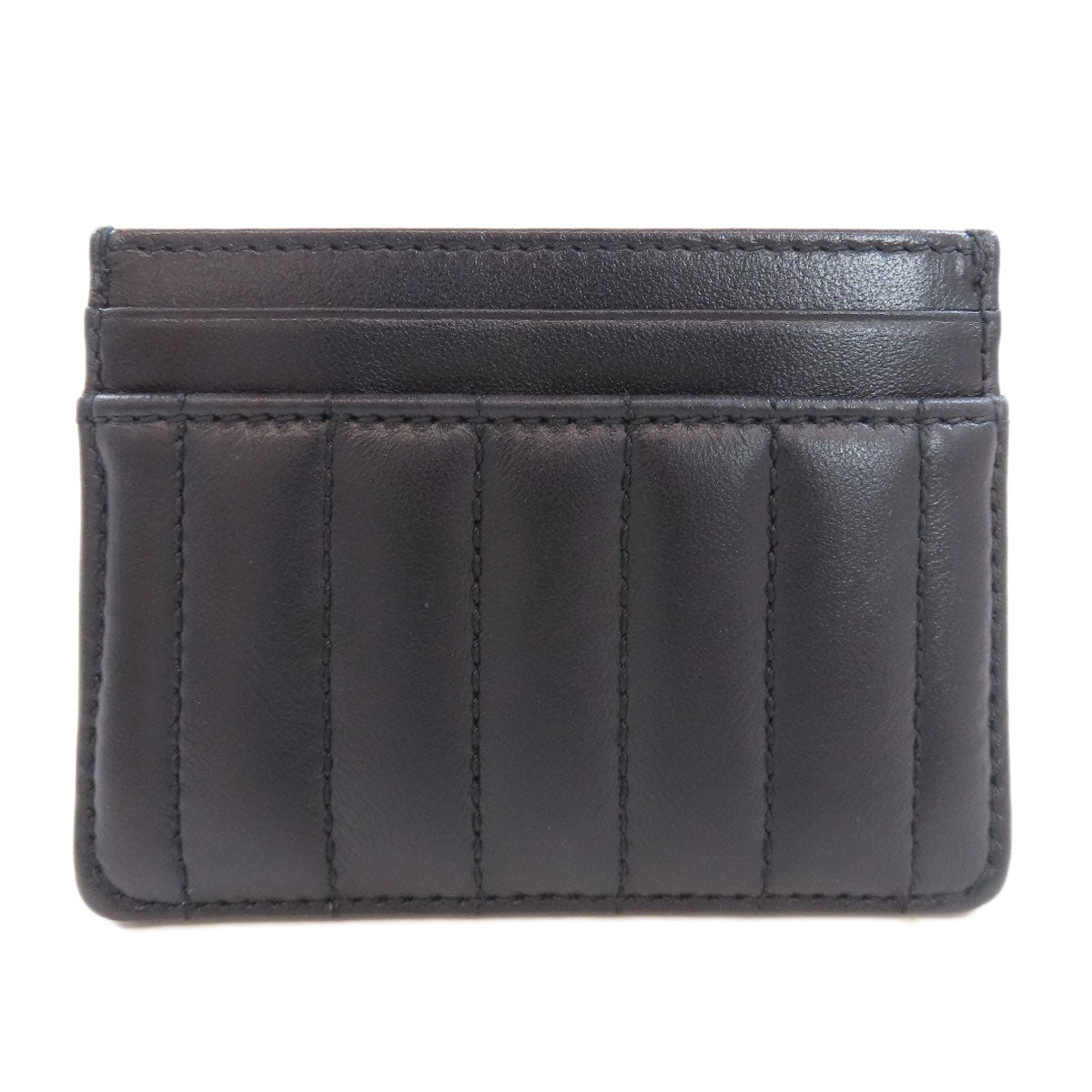 バーバリー ロゴ カードケース レザー レディース 【中古】【BURBERRY】