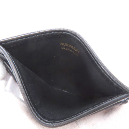 BURBERRY logo Card Case Leather Ladies [Used]