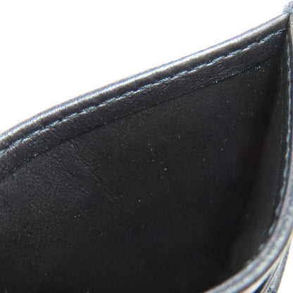 バーバリー ロゴ カードケース レザー レディース 【中古】【BURBERRY】