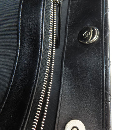 CHANEL Matelasse Chain Bag SilverHardware Tote Bag Lambskin Ladies [Used]
