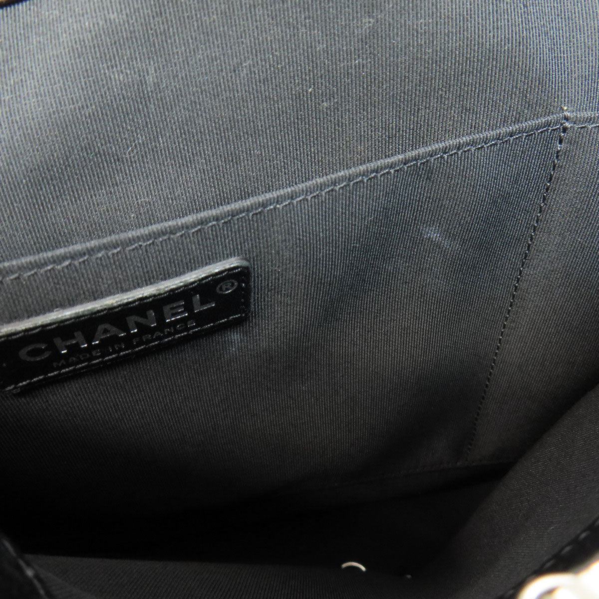 CHANEL Matelasse Chain Bag SilverHardware Tote Bag Lambskin Ladies [Used]