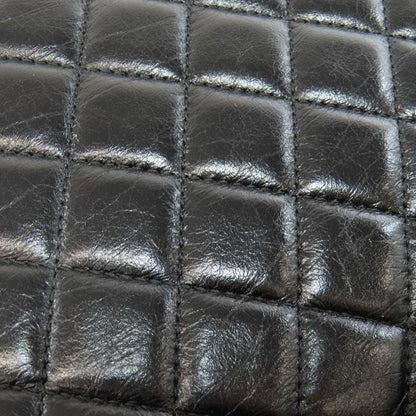 CHANEL Matelasse Chain Bag SilverHardware Tote Bag Lambskin Ladies [Used]