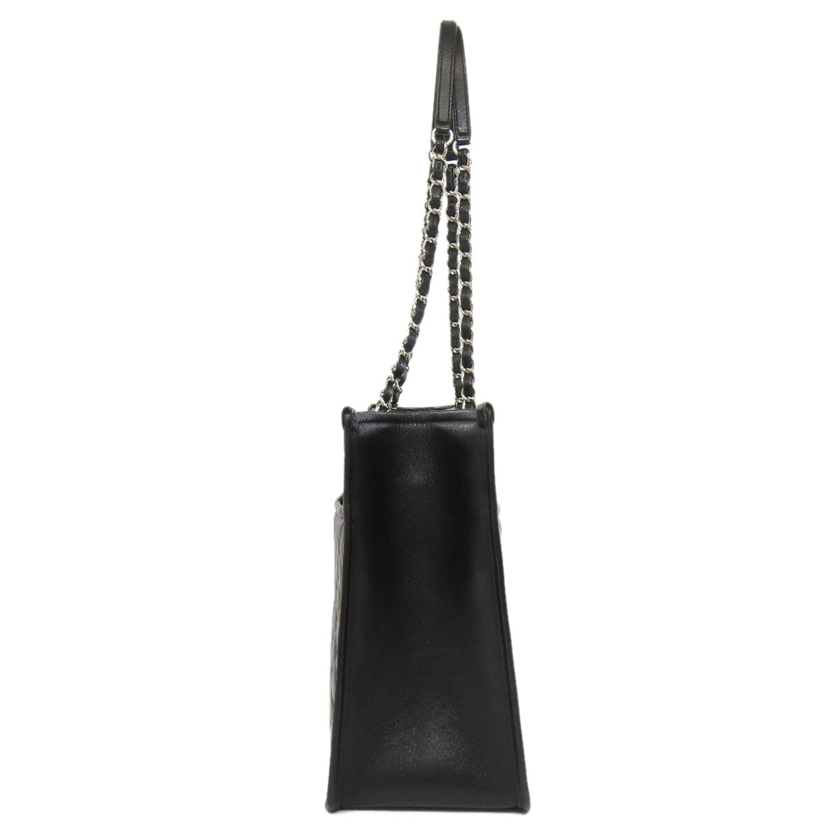 CHANEL Matelasse Chain Bag SilverHardware Tote Bag Lambskin Ladies [Used]