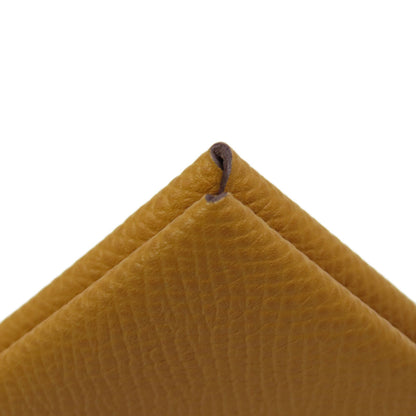 HERMES Calvi SilverHardware Card Case Epsom Ladies [Used]