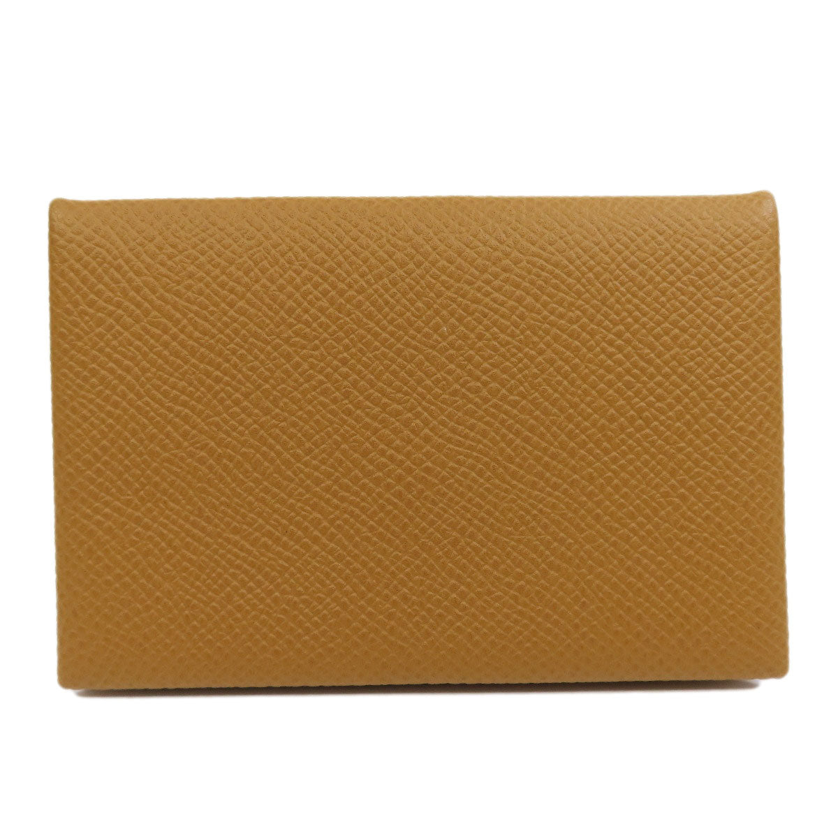 HERMES Calvi SilverHardware Card Case Epsom Ladies [Used]