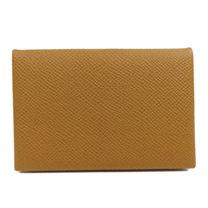 HERMES Calvi SilverHardware Card Case Epsom Ladies [Used]