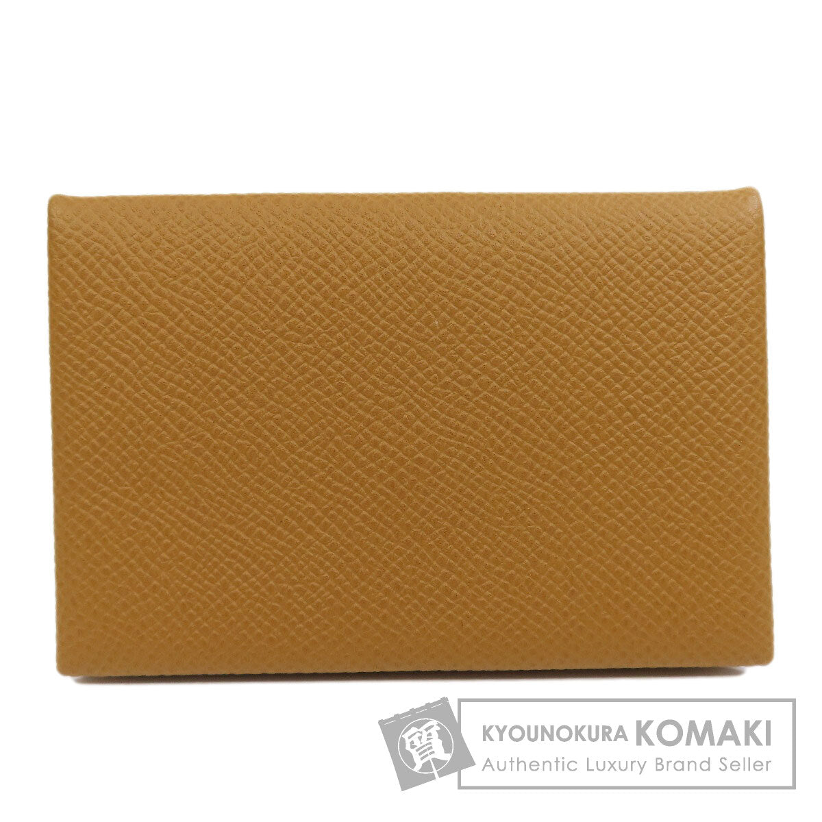 HERMES Calvi SilverHardware Card Case Epsom Ladies [Used]