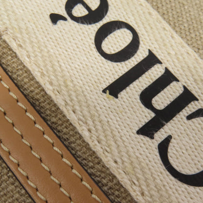 CHLOE Woody Mini 2WAY Handbag Canvas Ladies [Used]