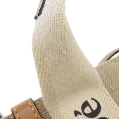 CHLOE Woody Mini 2WAY Handbag Canvas Ladies [Used]
