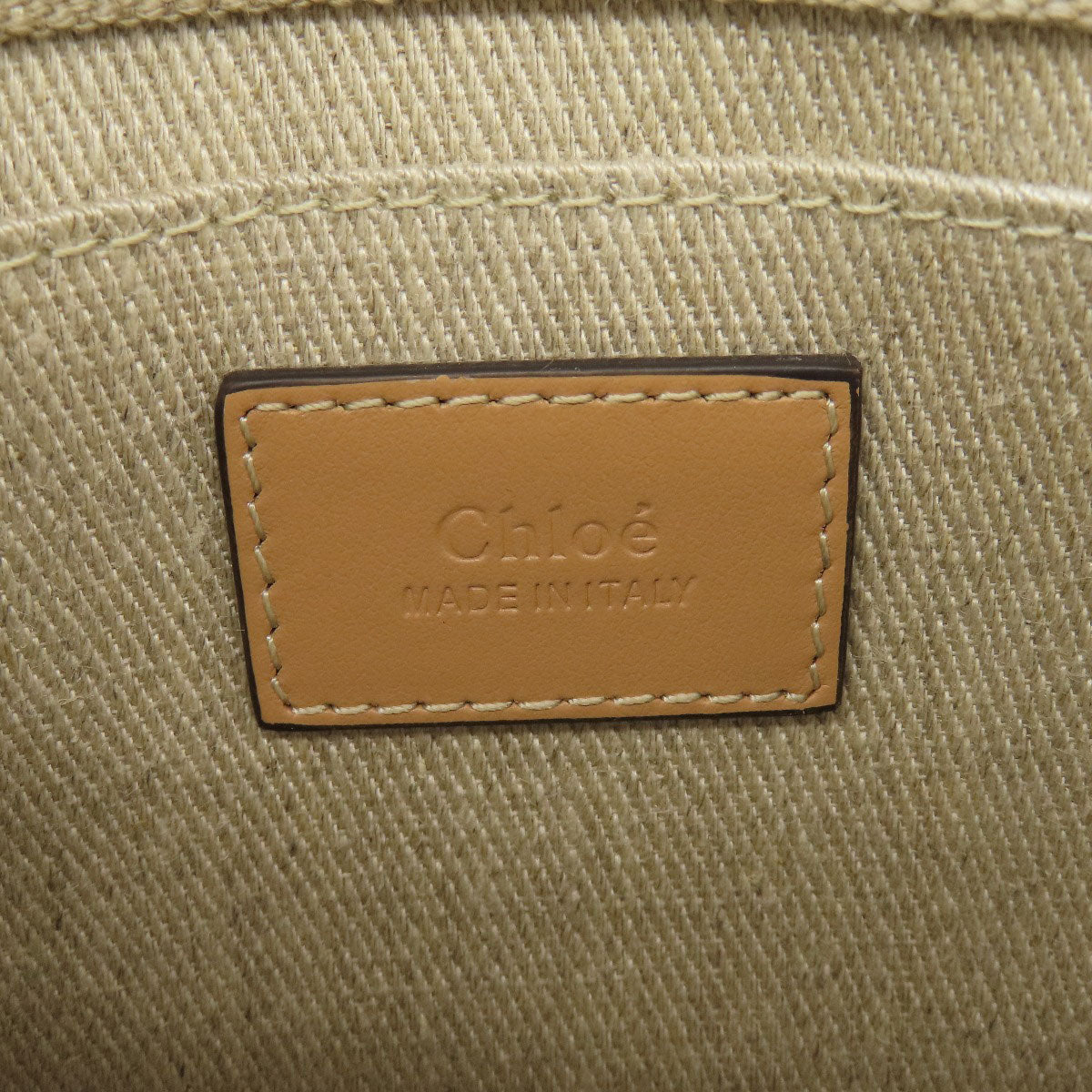 CHLOE Woody Mini 2WAY Handbag Canvas Ladies [Used]