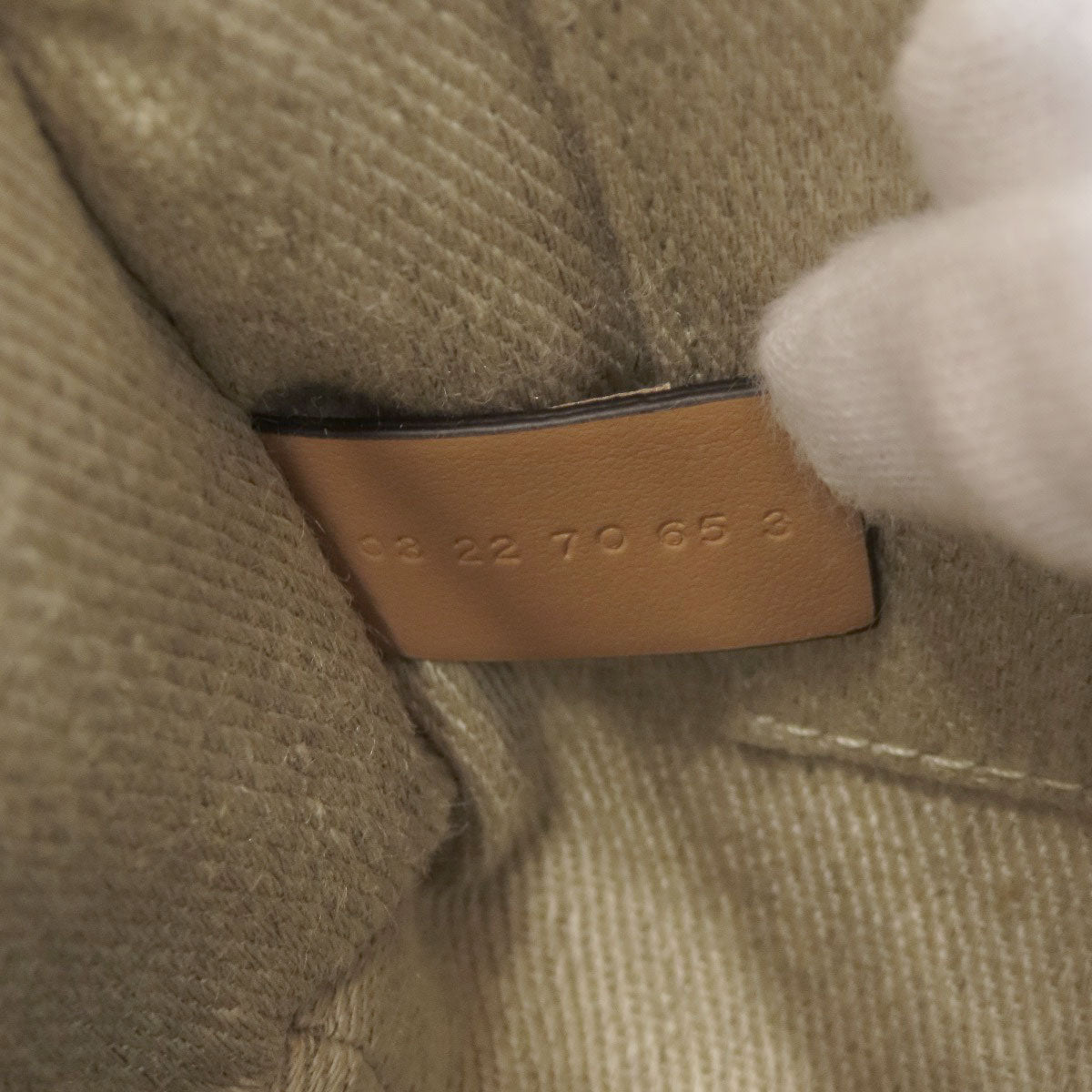 CHLOE Woody Mini 2WAY Handbag Canvas Ladies [Used]