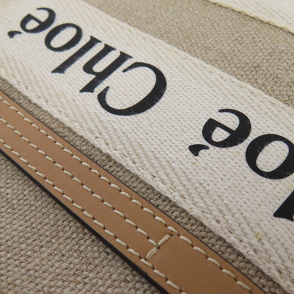 CHLOE Woody Mini 2WAY Handbag Canvas Ladies [Used]