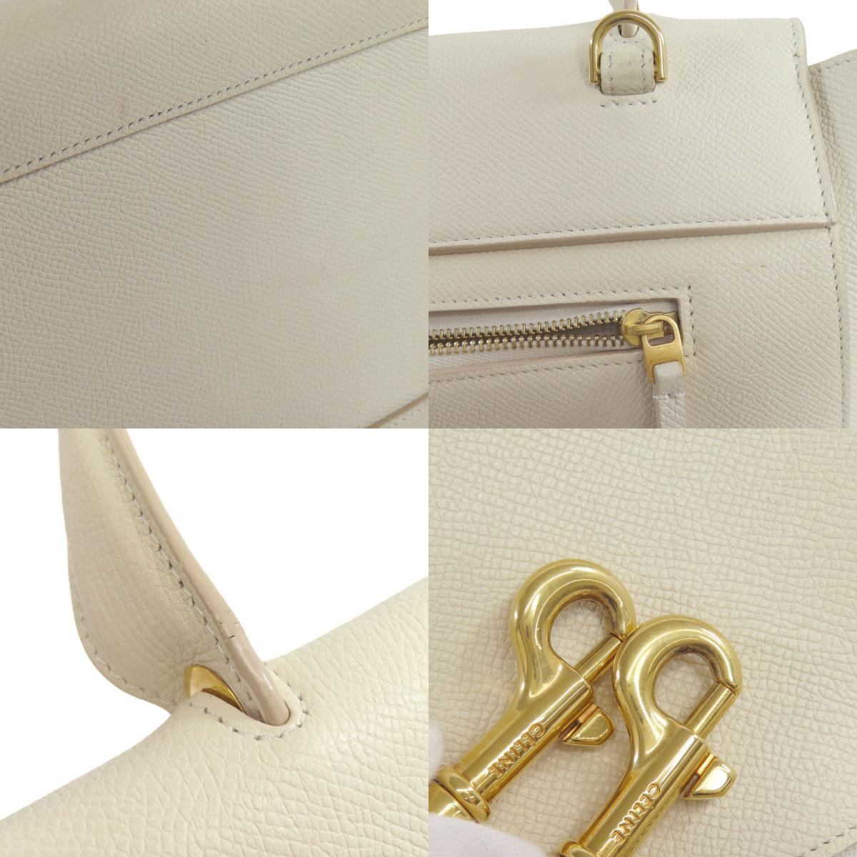 CELINE Belt bag 2WAY Handbag Calf Ladies [Used]
