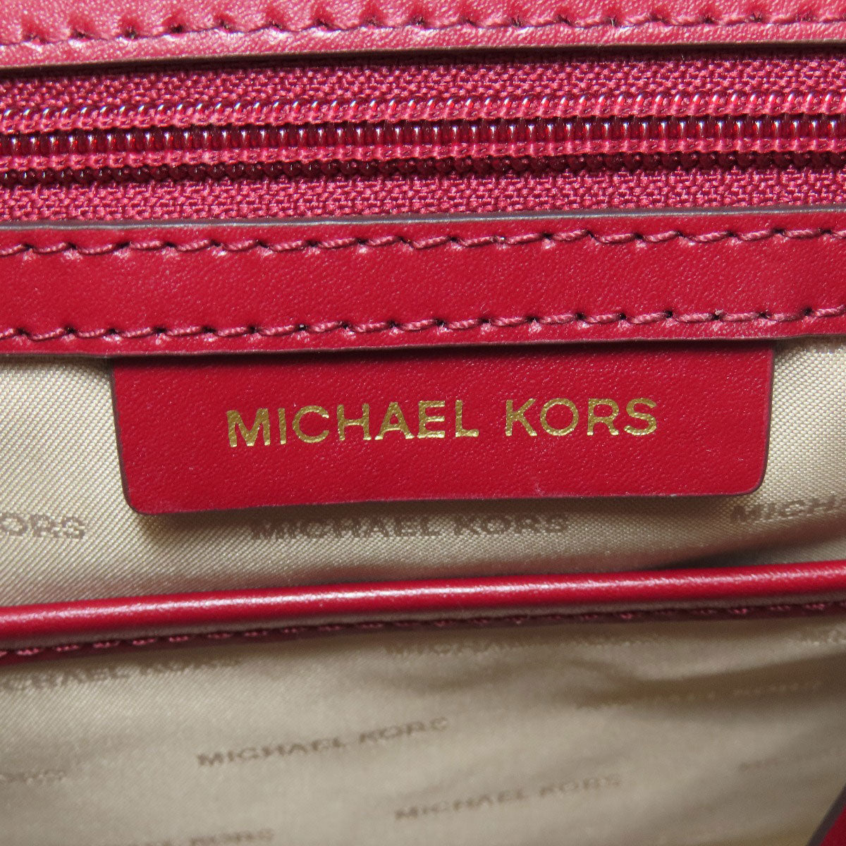 Michael Kors logo Backpack Â· Daypack Leather Ladies [Used]