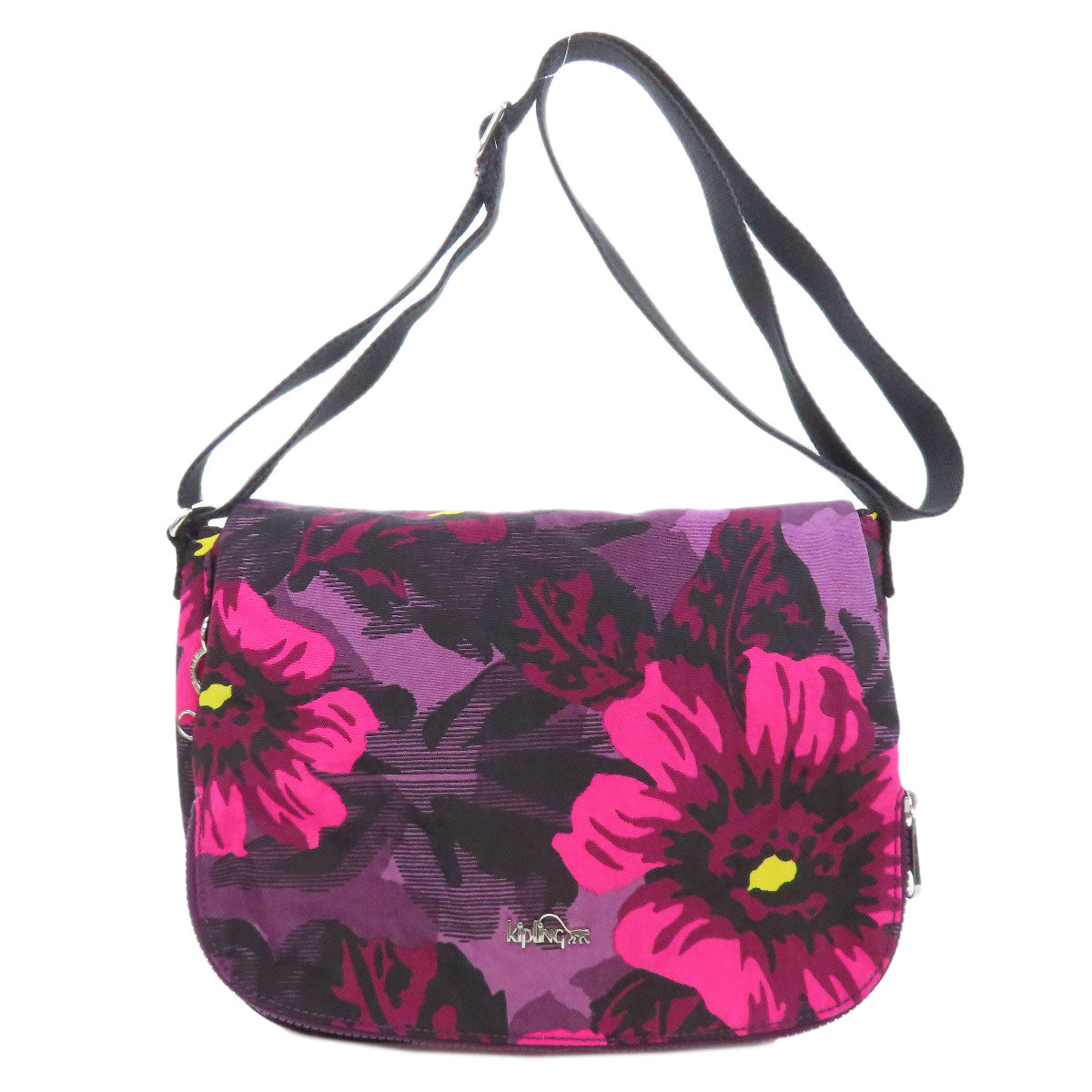 Kipling   Shoulder Bag Flower motif Nylon Ladies