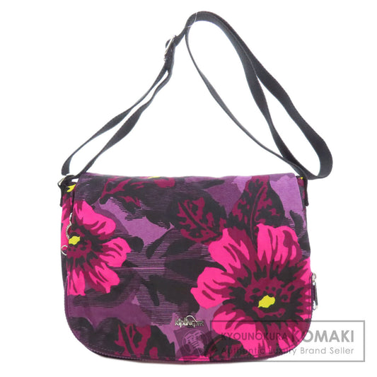 Kipling   Shoulder Bag Flower motif Nylon Ladies