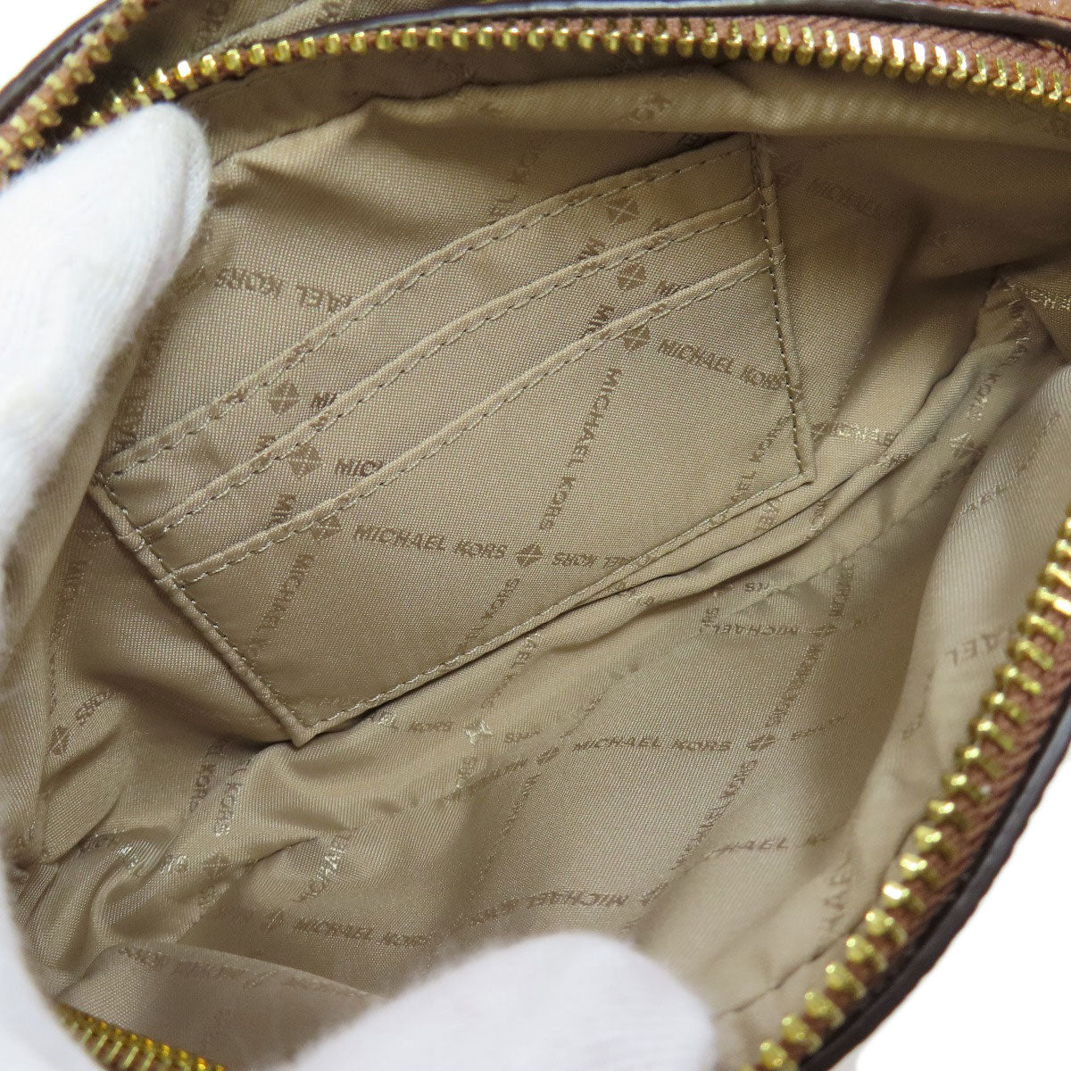 Michael Kors logo Shoulder Bag Leather Ladies [Used]
