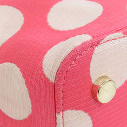 kate spade Dot pattern 2WAY Handbag Canvas Ladies [Used]