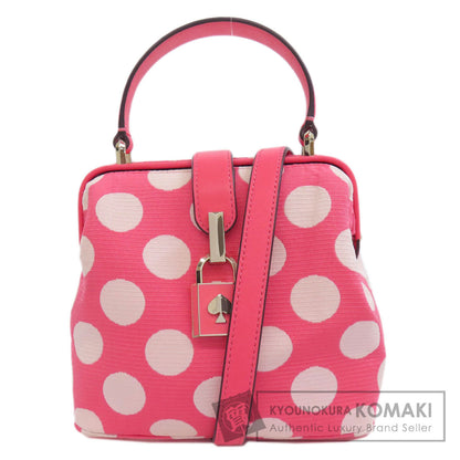 kate spade Dot pattern 2WAY Handbag Canvas Ladies [Used]