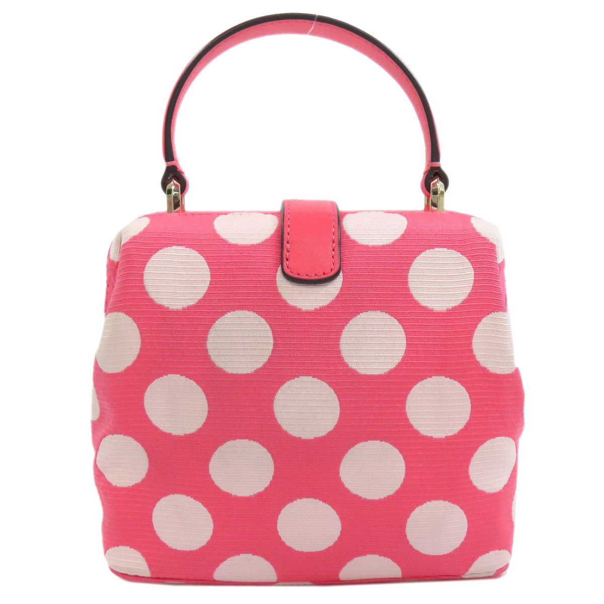 kate spade Dot pattern 2WAY Handbag Canvas Ladies [Used]