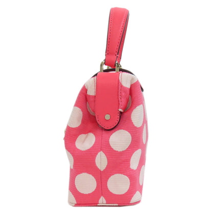 kate spade Dot pattern 2WAY Handbag Canvas Ladies [Used]