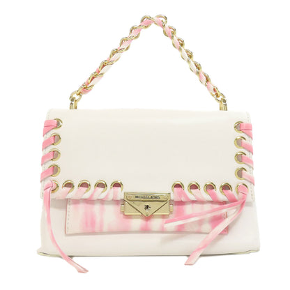 Michael Kors logo Handbag Leather Ladies [Used]