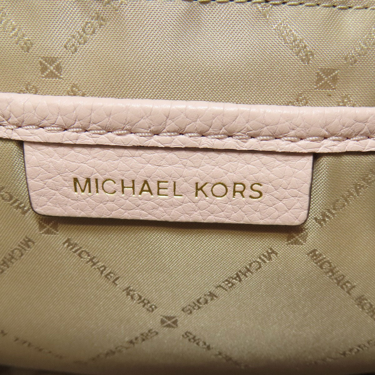 Michael Kors logo Backpack Â· Daypack Leather Ladies [Used]