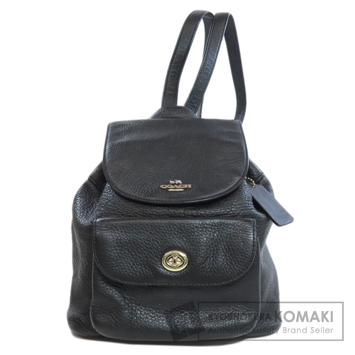 COACH  F37621 Backpack Â· Daypack logo Leather Ladies