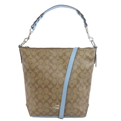COACH F31477 Signature 2WAY Shoulder Bag PVC Ladies [Used]