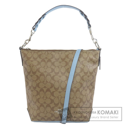 COACH F31477 Signature 2WAY Shoulder Bag PVC Ladies [Used]