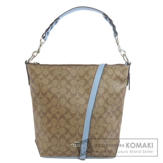 COACH F31477 Signature 2WAY Shoulder Bag PVC Ladies [Used]