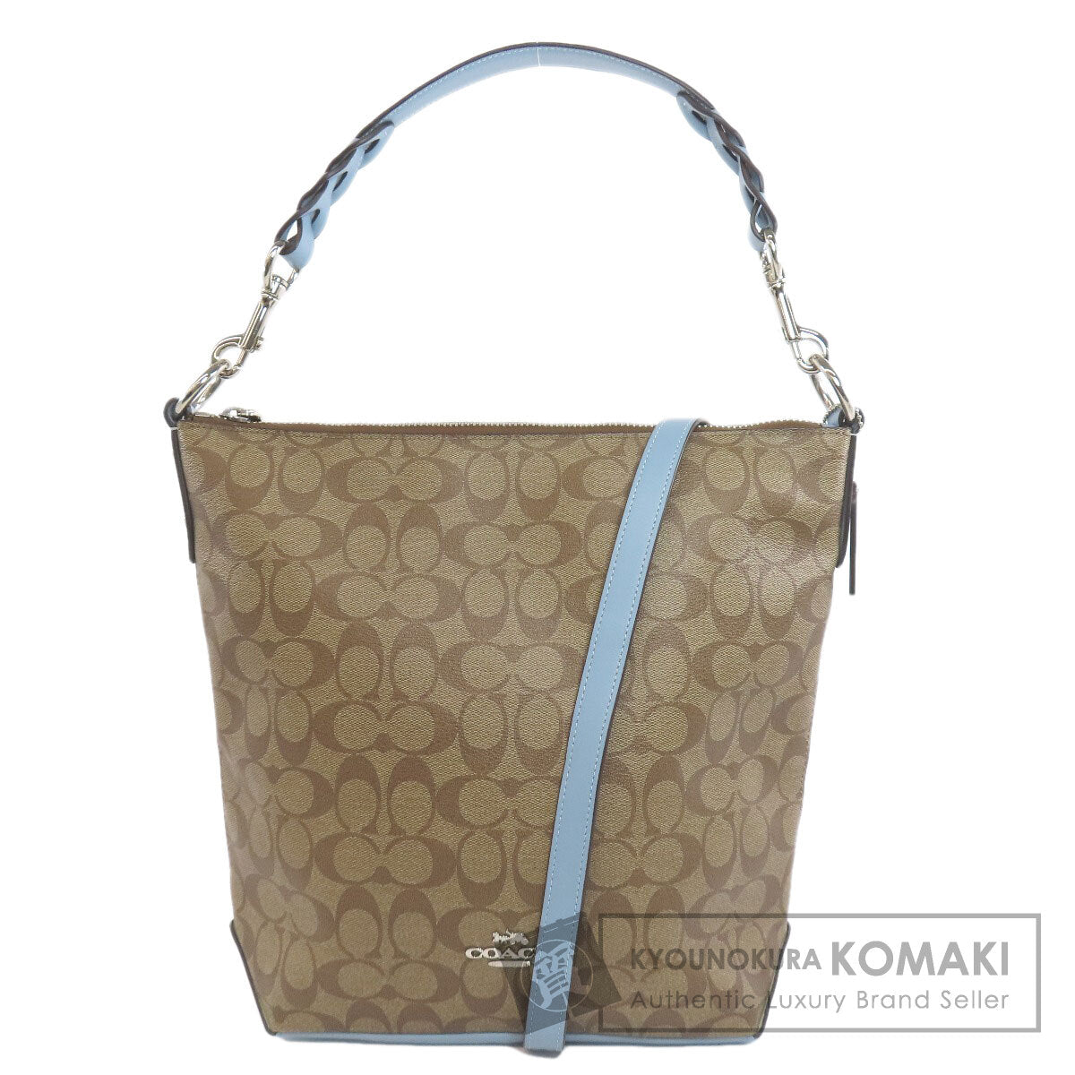 COACH F31477 Signature 2WAY Shoulder Bag PVC Ladies [Used]
