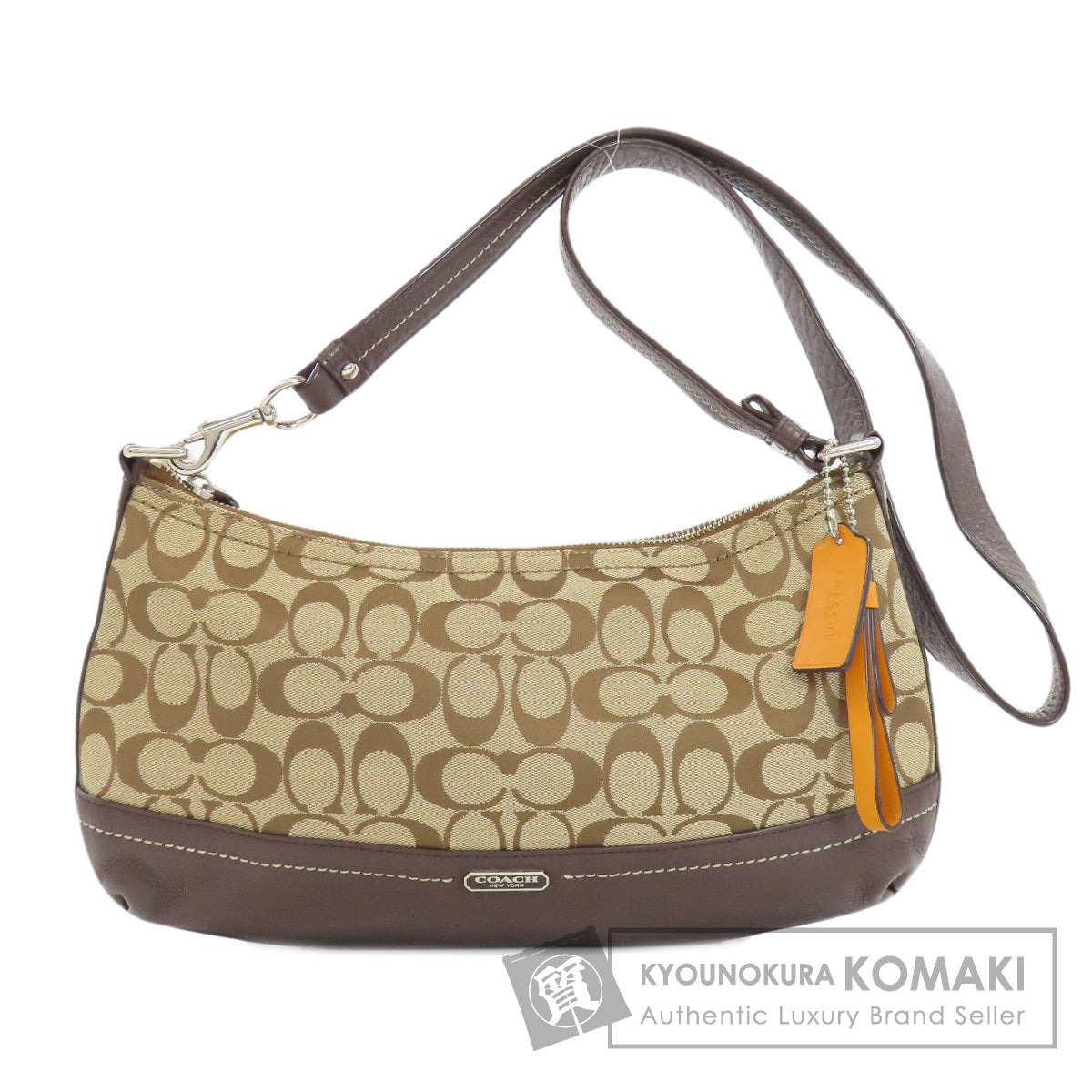 COACH  F24028 Shoulder Bag Signature Canvas Ladies