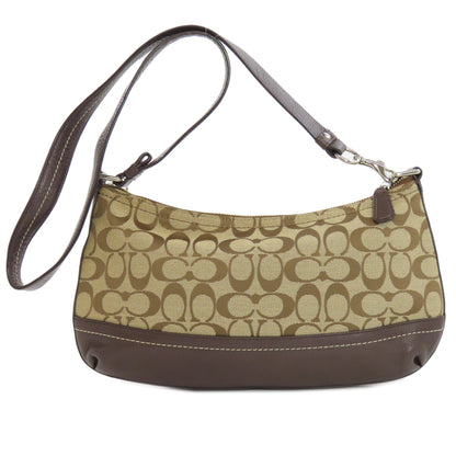 COACH  F24028 Shoulder Bag Signature Canvas Ladies