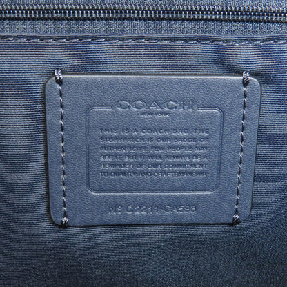 COACH CA593 Dempsey 2WAY Tote Bag Straw Ladies [Used]