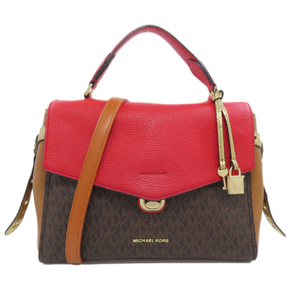 Michael Kors MK Signature 2WAY Handbag PVC Ladies [Used]